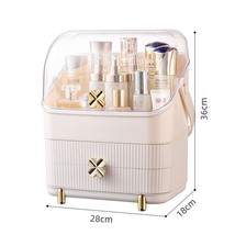 Cosmetic Box Transparent Makeup Jewelry Drawer Home Storage Boxs Multifunctional - £58.71 GBP