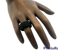 YesFit Silicone Black Wedding Ring Fashion Comfort &amp; Unique Design Size 8 $45 - £14.15 GBP