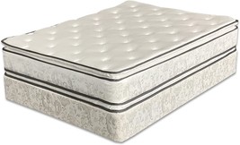 Full Xl Greaton 12-Inch Medium Plush Double Sided Pillowtop Innerspring Mattress - £508.74 GBP