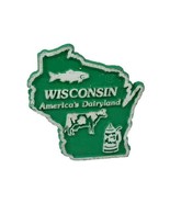 Wisconsin, America&#39;s Dairyland Souvenir Refrigerator Fridge Magnet - $3.21