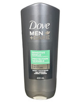Dove Men Care Sensitive Shield Body &amp; Face Wash Hypoallergenic 13.50 fl oz/400ML - £18.66 GBP