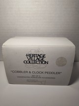 Dept 56 “Cobbler and Clock Peddler” Dickens Village #58394 Retired NIB S... - €16,19 EUR