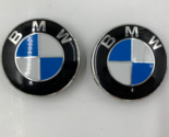 BMW Rim Wheel Center Cap Set Black OEM H01B34032 - £56.41 GBP