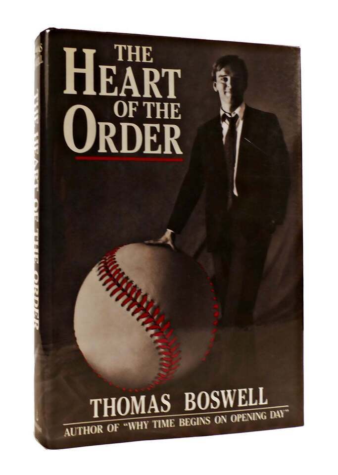 Primary image for Thomas Boswell THE HEART OF THE ORDER  1st Edition 1st Printing