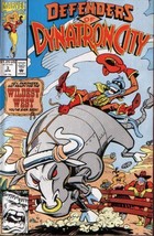 Defenders Of Dynatron City #3 - Apr 1992 Marvel, Newsstand Vf 8.0 Cvr: $1.25 - £1.98 GBP