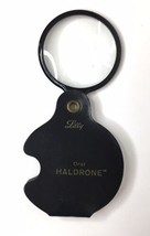 LILLY Cordran Haldrone Vintage Magnifying Glass Promotional Pharmacy - £55.04 GBP