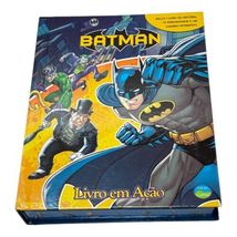 Disney Batman Portugese Book with 12 Character Figure Box Activity Play Set New - £27.55 GBP