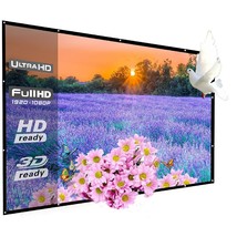 300 Inch Big Size Portable Outdoor Projector Screen, Hd 16:9 Large Folda... - $352.99