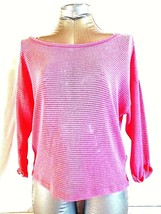 Divided by H&amp;M women&#39;s XS LONG SLEEVE PINK STRETCH TOP (C)pm - £3.39 GBP