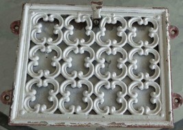 Antique Cast Iron Vent Register - Damper Intact - Vgc - Great Salvaged Pieces... - £54.37 GBP