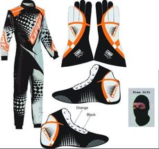 OMP Go Kart Race Suit Driver 2020 CIK/FIA level-2 with balaclava glove S... - £133.37 GBP