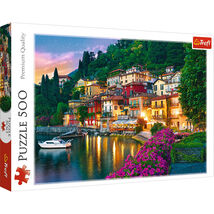 500 Piece Jigsaw Puzzles, Lake Como, Puzzle of Italy, Romantic Village P... - $17.18