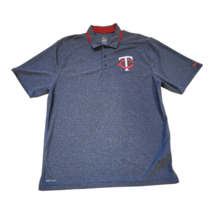 Minnesota Twins MLB Nike Dri-Fit Performance Polo Shirt Sports Casual Wear Large - $21.34