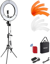 Ring Light 18-Inch Kit, 55W 5600K Professional LED with Stand and Phone Holder - £67.03 GBP