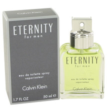 ETERNITY by Calvin Klein Eau De Toilette Spray 1.7 oz - £36.73 GBP