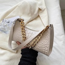  Chain  Bag Fashion Handbags Designer Underarm Bags For Women Casual Solid Pu Le - £123.54 GBP