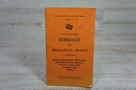 1926 Chicago Milwaukee St Paul Railway Schedule for Mechanical Crafts Rules Book - £8.67 GBP