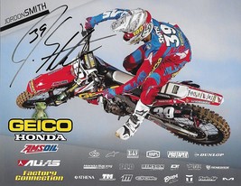 Jordon Smith, Supercross, Motocross, Signed, Autographed, Honda 9x12 Pho... - £48.35 GBP