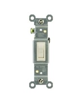 15 Amp Single-pole Toggle Switch, Light Almond (12-pack)  Switch Pole - $12.82