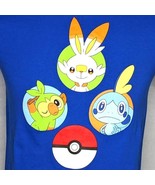 Men&#39;s Shirt Pokemon graphic t-shirt for men blue medium - £7.18 GBP