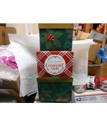 Nesting Stacking Cardboard Boxes Christmas Pattern, Set of 3 Varying Sizes - $556.56 MXN
