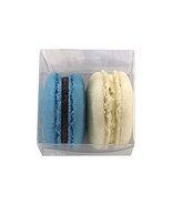 Elegant Blue and White Macaron Party Favors - Pack of 25 - £95.00 GBP