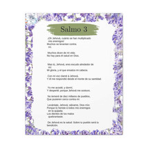 Salmo 3 Impresion De Arte Crist en la Pared Lista Para Colgar in Spanish Ready  - £60.73 GBP+