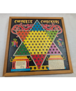Vintage Transogram Chinese Checkers Framed Board Game Wall Art 60s Cardb... - $19.43 CAD