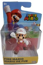 World of Nintendo Super Mario Action Figure 2.5" Fire Mario NEW 2020 Jakks - £7.11 GBP