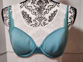 Victorias Secret Demi Bra RN54867 Green Underwire Lace Size 34C EUC - $12.86