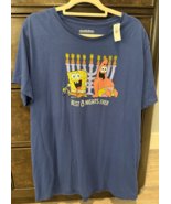 Sponge Bog &amp; Patrick Best 8 Nights Ever Hanukkah  Menorah  T Shirt Sz XX... - $28.69