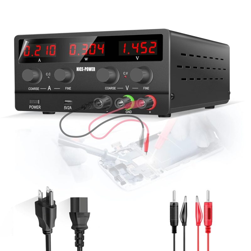 120V 3A Adjustable Switching Regulated High Precision 4-Digits LED Displ... - $150.46