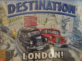 DESTINATION LONDON- ORIGINAL VINTAGE TAXI/SOUVENIR BOARD GAME - £298.95 GBP