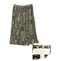 Love &amp; Piece Animal Print Maxi Flowy Skirt LARGE NWT Side Zipper  - £12.65 GBP