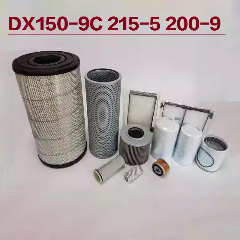 For Doosan DX150LC-9C 215 200-9 220LC-9 Oil Air Filter Element Oil Separ... - $21.66+