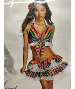 Day of the Dead Sexy Mexy Costume Colorful Spanish Senorita Latina Chica... - €34,23 EUR