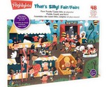 Highlights That&#39;s Silly Fair 48-Piece Educational Jigsaw Floor Puzzle fo... - $23.71