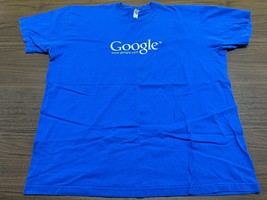 VTG Google Men’s Blue T-Shirt - American Apparel - 2XL - 2001 - £19.74 GBP