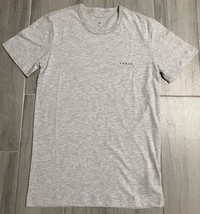 Tesla Men&#39;s Logo Crew Short Sleeve T Shirt Size XS Grey Cotton Blend NWOT - $18.98