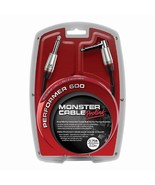 Monster Performer 600 Prolink Instrument Cable 1/4&quot; Straight to Angle 0.... - $17.96