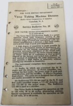 Victor Radio Talking Machine Service Bulletin 25 1929 Booklet Schematic ... - £22.38 GBP