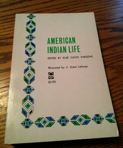 020 American Indian Life Paperback Book by Elsie Parsons &amp; Grant LaFarage - £15.71 GBP