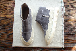 Short autumn boots,casual arts retro boots,women&#39;s shoes, original hand made sho - £99.90 GBP