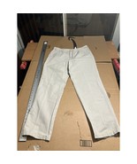 Columbia High Rise Khaki Pants, Women&#39;s Size 14 Beige Cotton Canvas, Vin... - $9.90