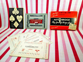Vintage 1959 Autobridge Auto Play Yourself Bridge Game PGB Beginners Set w/ Box - £10.98 GBP