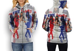 Rick James You And I bw Fire And Desire   Womens Graphic Zipper Hooded Hoodie - £27.36 GBP+