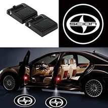2x PCs  SCION Logo Wireless Car Door Welcome Laser Projector Shadow LED ... - £18.68 GBP