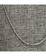 Silver Chain Link Necklace 19 inches - £15.25 GBP