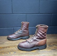 Laredo Performair 8” Brown Leather Western Work Boots Men’s 10 D - $59.96