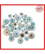 Mixed Size Flatback Human Eye Glass Cabochons - Perfect for Creepy Doll ... - $526.62 MXN